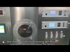 ویدئوی آزمایش دستگاه تنفسی خود نجات