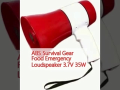 ABS Survival Gear Food Emergency Loudspeaker 3.7 ولت 35 وات