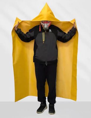 Orange Thickened Flame Retardant Insulation Fireproof Escape Glass Fiber Fire Extinguishing Blanket Cape