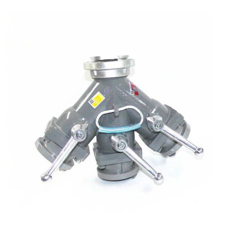 Fire hose 65# three water separator a water inlet, three bleeder made of high-quality aluminum