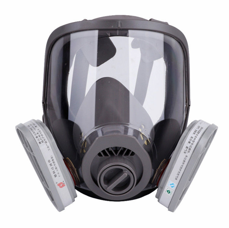 Gray KN95 Reusable Silicone Respirator For Dust Protection And Gas Mask Functio