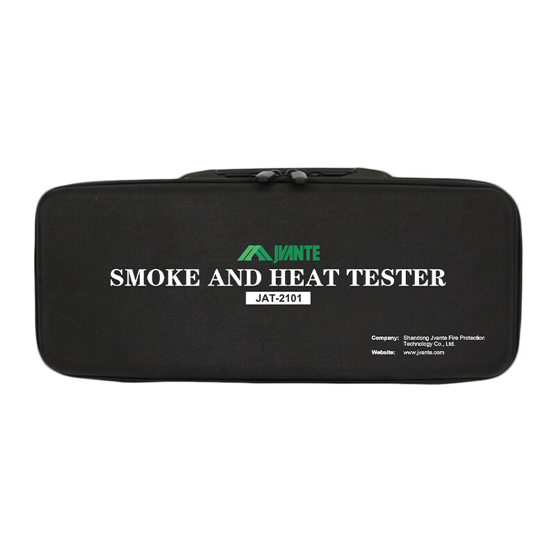 Intelligent control type integrated two-in-one smoke and temperature tester