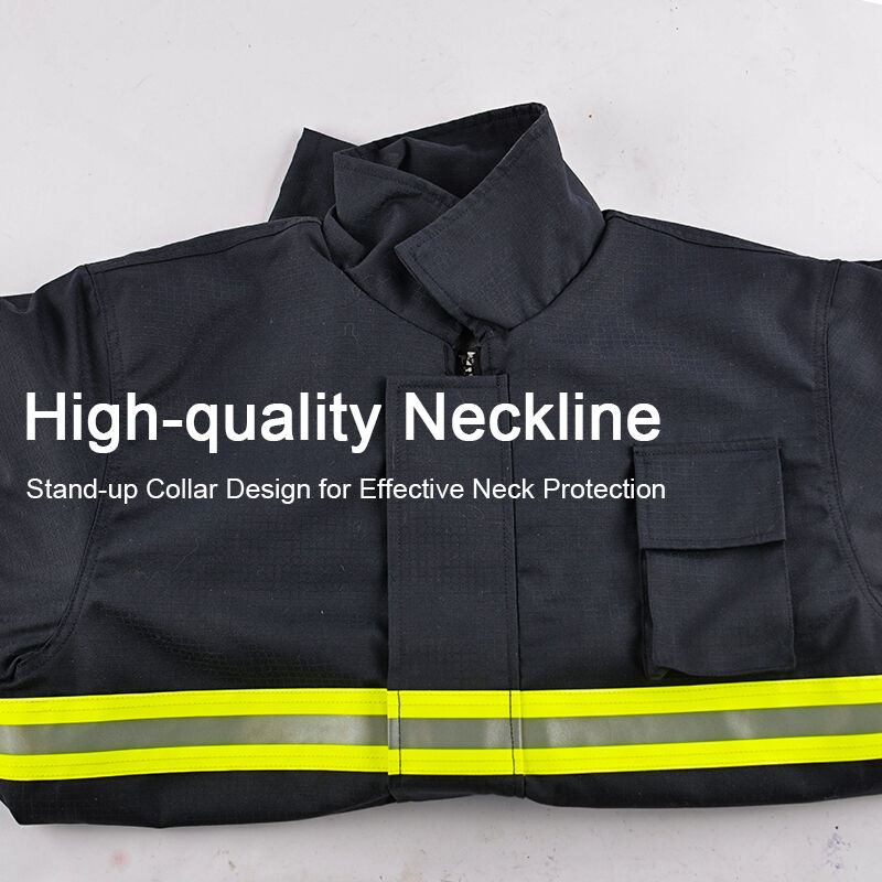 14-piece yellow fire protection uniform set