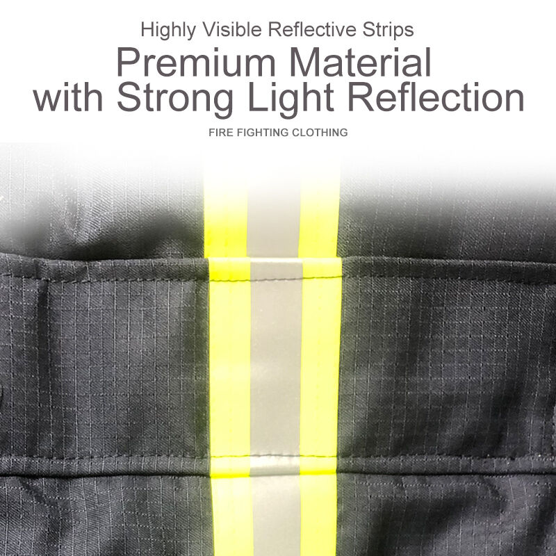 Model Emergency Rescue Fire Protection Suit EN469 Certified For Material Wildland Firefighting Category 4