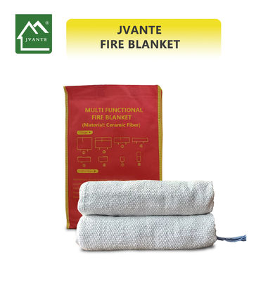 پتو آتشین فیبر سرامیکی Jvante 1m*2m 2m*2m یا قابل تنظیم پتو آتشین فیبر سرامیکی با دمای بالا