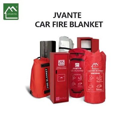 پتو ضد آتش با سیلیکوی سفید بالا JAT-303 0.6 ضخامت فیبرگلاس خودرو پتو ضد آتش جوش حفاظت از دید بالا