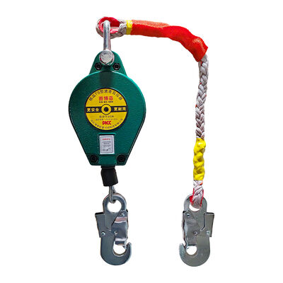 Lifeline Retractable 150kg Fall Arrester Safety Steel Wire Rope Anti Fall Protection Device for Construction